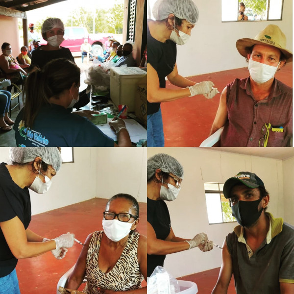 Saúde! Vacinação Contra a (Covid-19) Avança na Zona Rural de São Valério!