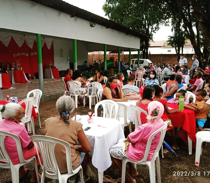 A Secretaria da Assistência Social de São Valério Promove Evento Especial no Dia Da Mulher!